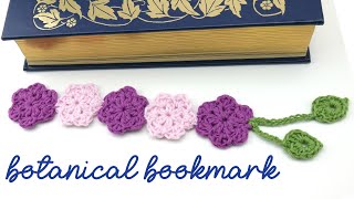 How To Crochet the Botanical Bookmark