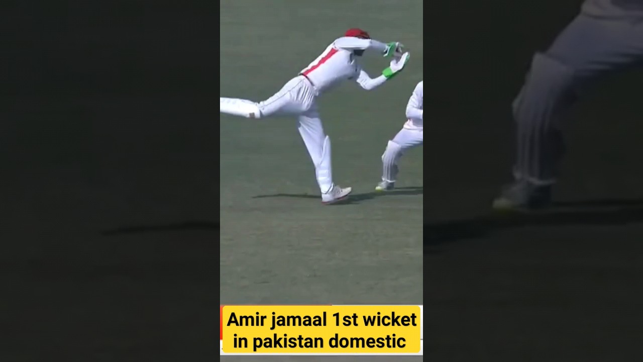 Amir Jamaal 1st Wicket In Pakistan Domestic 