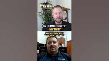 Cybersecurity Myths: The "My Data Isn
