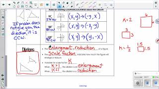 Transformations Notes Day 2, Dilations