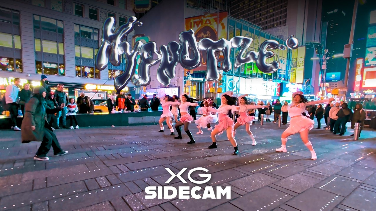 [DANCE IN PUBLIC NYC - SIDECAM] XG (엑스지/エックスジー) - 'HYPNOTIZE' | Full Dance Cover in TIMES SQUARE