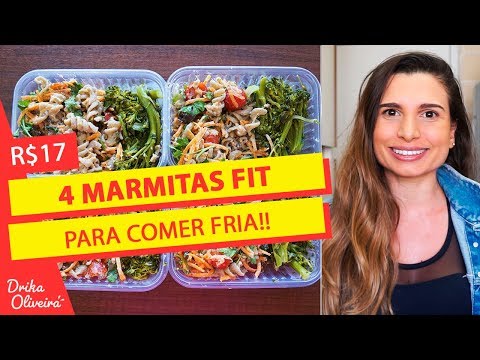 MARMITA QUE NÃO PRECISA ESQUENTAR/Marmita fria para o trabalho/Receita fit:Salada de macarrão #Ep36