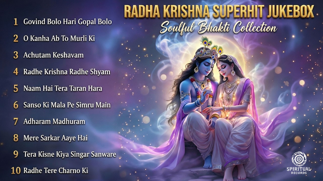 Radha Krishna Superhit Bhajans | Nonstop Jukebox 2026 | Divine Evening Bhakti