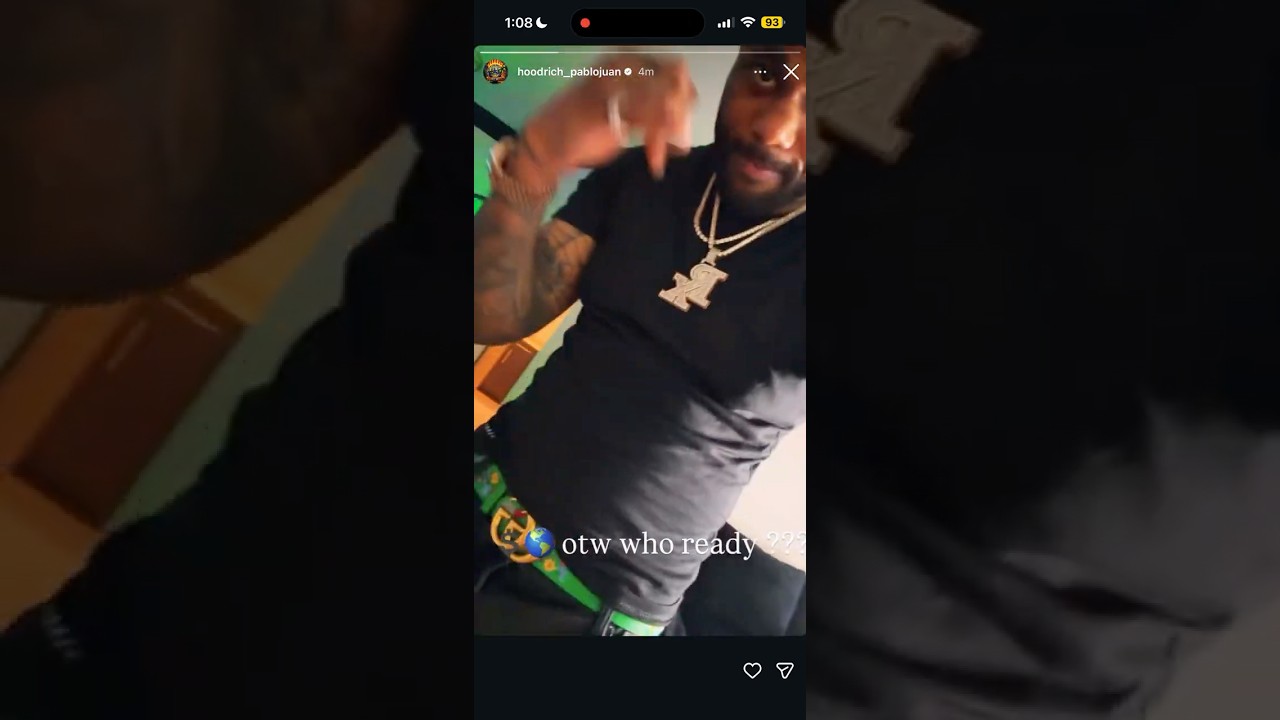 Hoodrich Pablo Juan New Snippet Vibing to RX Hect In Studio Unreleased Story Still Teasing 🤦🏻‍♂️