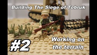 Building ​The Siege of Tobruk In Lego Episode #2 | The Terrain!