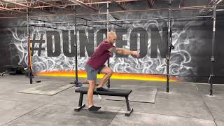 Single Leg Touchdown Squat