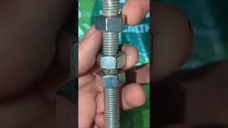 The Pro Way to Connect Threaded Rods: A Simple Nut Trick 😜 #diy #automobile #lifehacks #garage