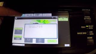 How to get meter reading on Sharp Black and White Models