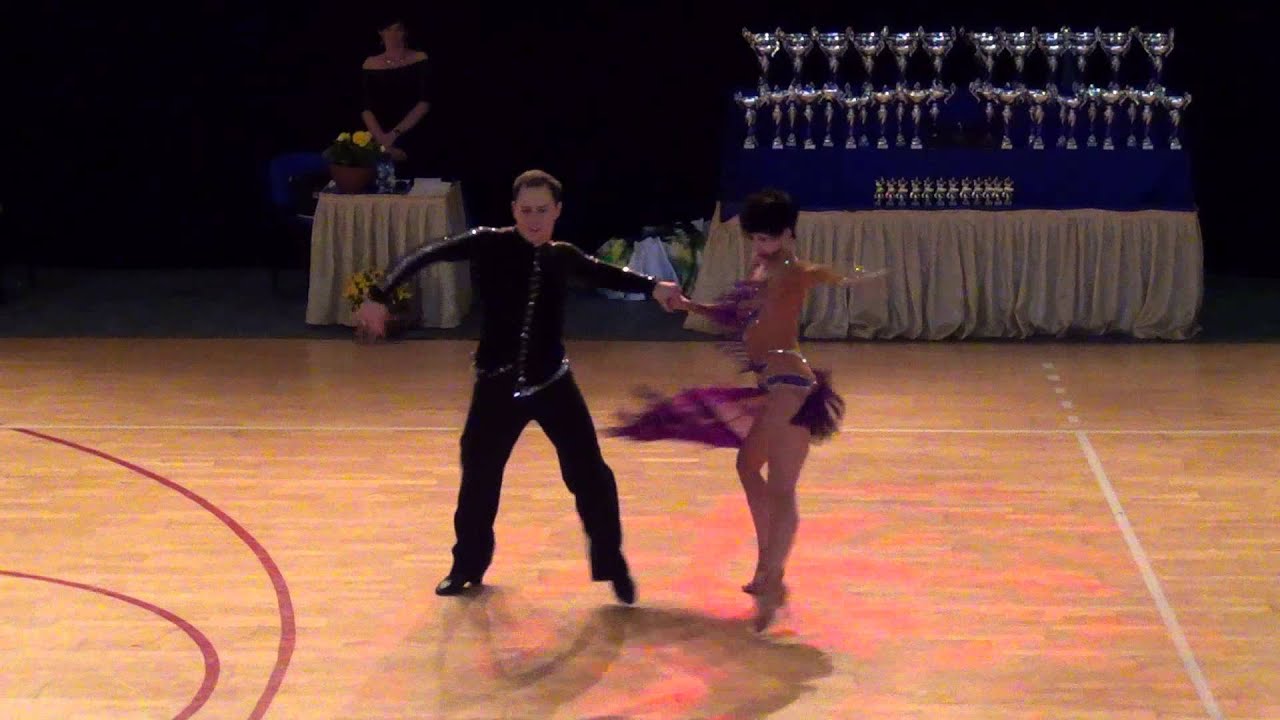 Norbert Mika i Anna Ramiączek Giżycko pokaz rumba 1805.2013
