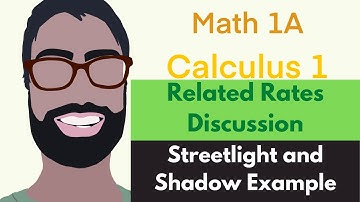 3.9 Related Rates | Discussion Video 3 - Streetlight and Shadow Example || Calculus 1