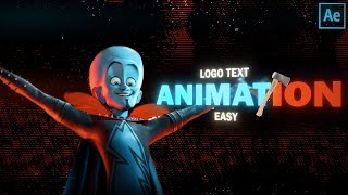 Logo text animation ;after effects