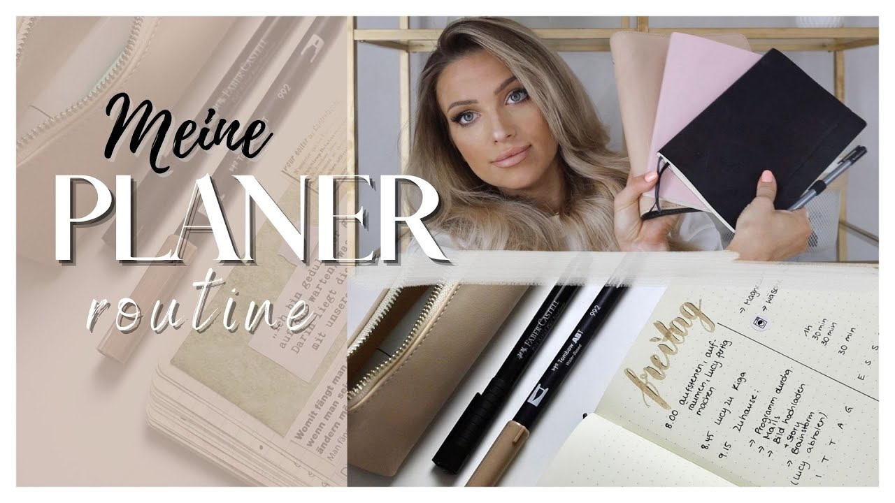 Meine Planer Routine I wie ich mein Leben organisiere