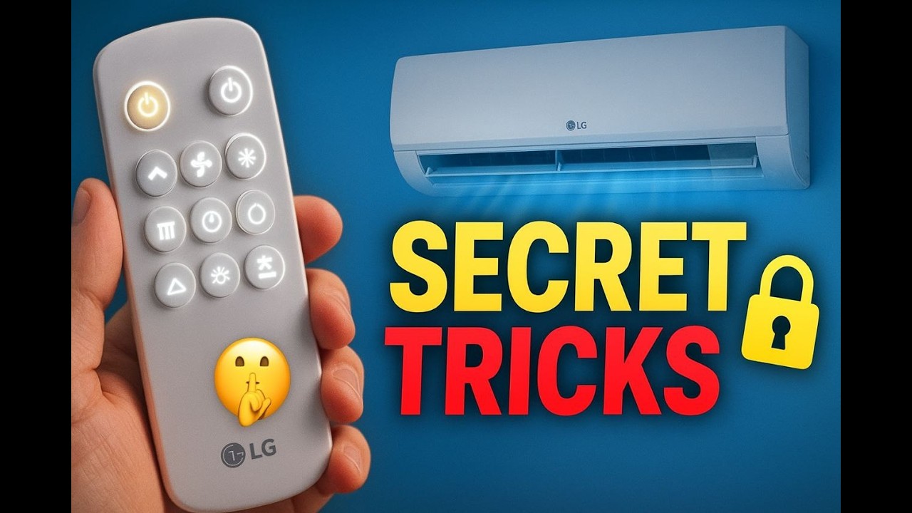 Hidden Features in LG AC Remote | Secret Tricks You Didn’t Know 🤯 | Save Electricity & Boost Cooling