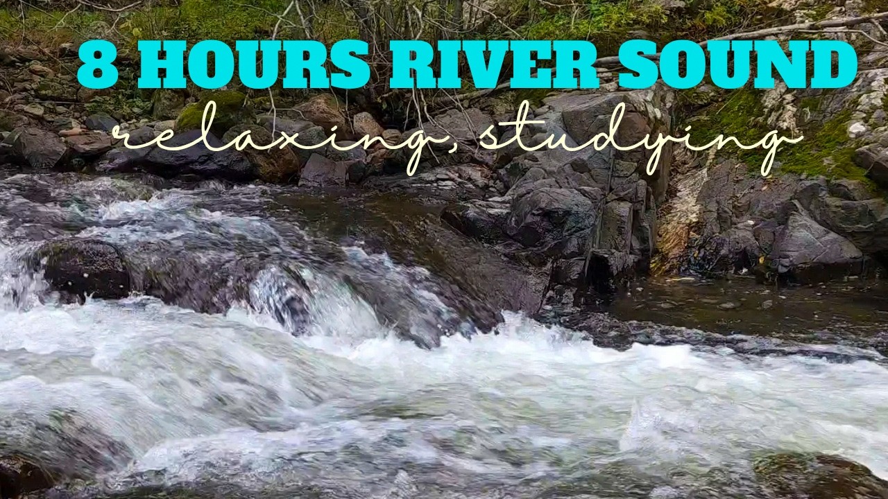 8 Hours of Relaxing River Sounds 🌊 Pecos River New Mexico | Sleep, Study, Meditation, Deep Focus