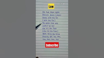 Thumbnail of Low ~ Flo Rida #shorts #florida #yt #fyp #low #song #music #lyrics #love #songlyrics #english #short