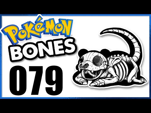 Psychic Type Pokemon Slowpoke Skeleton - PKMN 079 - Bone Art Pokedex