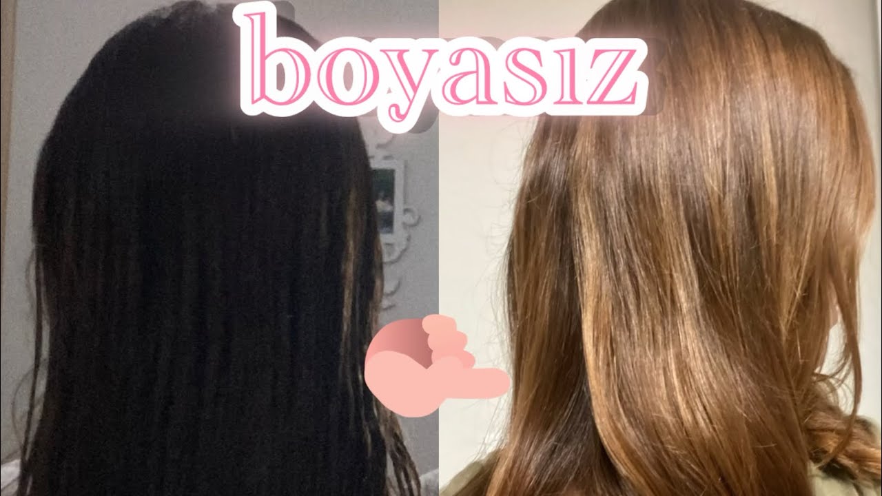 Saçlarımın rengini boyasız nasıl açtım?🎀(Sunkiss, Palette saç açıcı sprey )