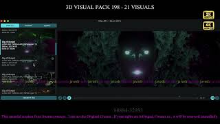 3D Visuals PACK 198  - 21 Visuals