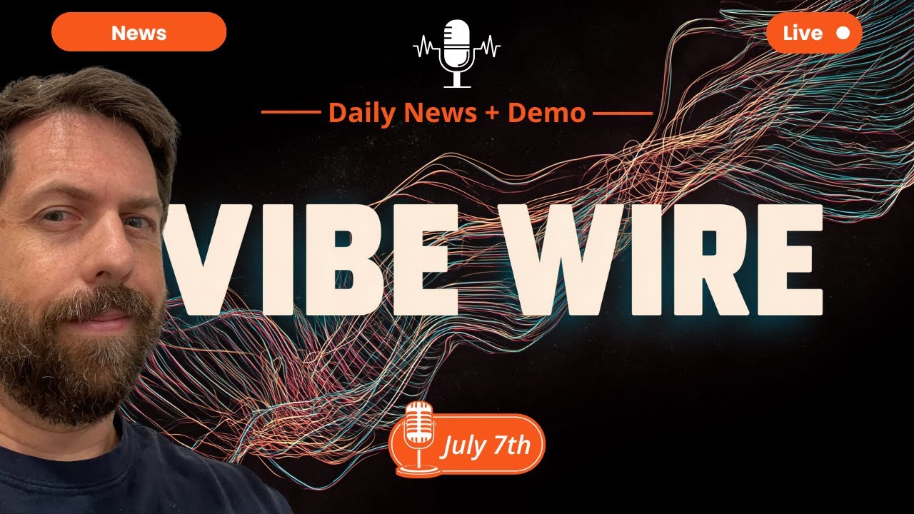 VibeWire July 6th (AI News + Icons8 MCP Demo)