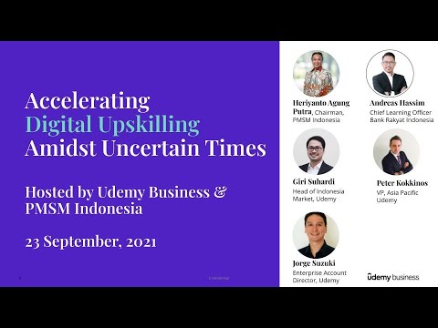Udemy Business Virtual Event - Accelerating Digital Upskilling Amidst Uncertain Times