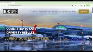 Website Design for Industrial Services Client as Fractional CMO