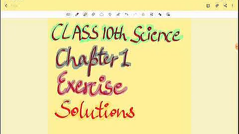Class10th Science Chapter 1 Exercise Solutions Q1 to Q5