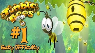 Pogo Games ~ Tumble Bees HD #1 - Easy Difficulty