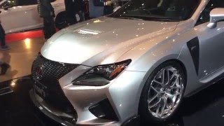 TOKYO AUTO SALON 2016 TOM'S LEXUS レクサス RC F 実車見てきたよ 東京オートサロン2016