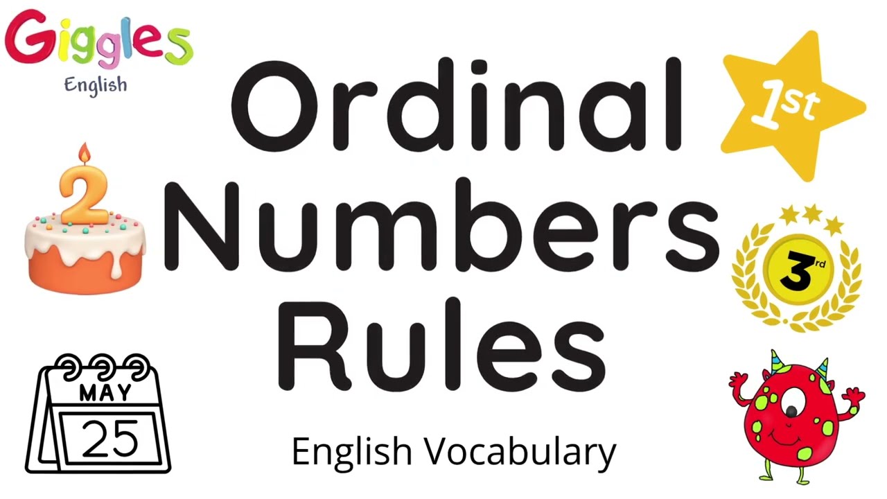 Ordinal Numbers Made Easy | English Grammar Rules