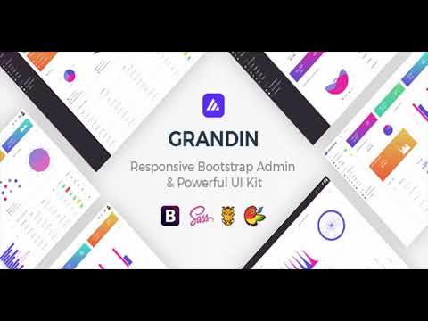 Grandin - Responsive Bootstrap Admin & Powerful UI Kit | Themeforest Website Templates and Themes