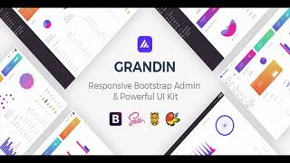 Grandin - Responsive Bootstrap Admin & Powerful UI Kit | Themeforest Website Templates and Themes