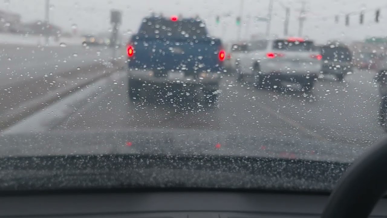 Snowy Ride to Aldi & $Tree.