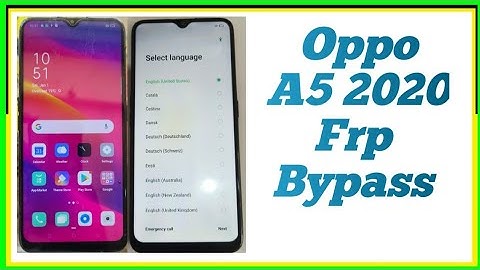 OPPO A5 2020 Frp Bypass Android 11 Without Pc Video