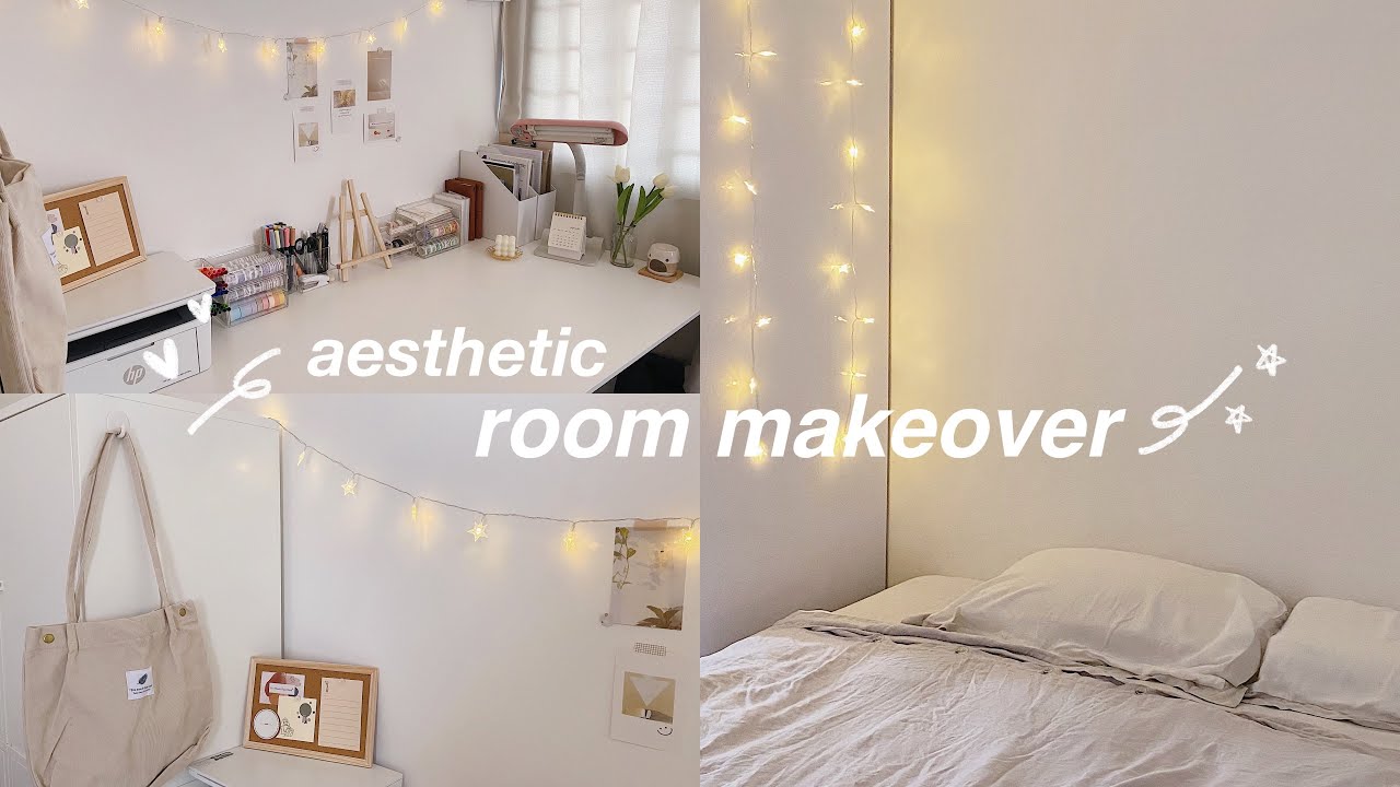 korean aesthetic room makeover YouTube