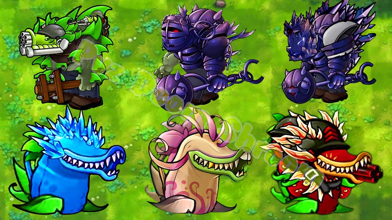 PVZ Fusion 2.1.7 Customize map: Ultimate Dragon Chomper Pvz Epic