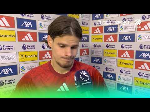 "It was a bit soft..." Milos Kerkez has his say on Gravenberch's foul on Doku 👀
