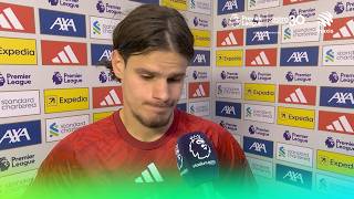 "It was a bit soft..." Milos Kerkez has his say on Gravenberch's foul on Doku 👀 screenshot 4