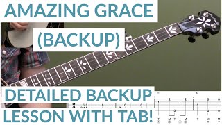Amazing Grace (Backup) Beginner Banjo Lesson