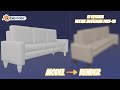 Blender Ev Eşyaları Modelleme: Sıfırdan Koltuk Tasarlıyoruz Part-02 #blendereğitim
