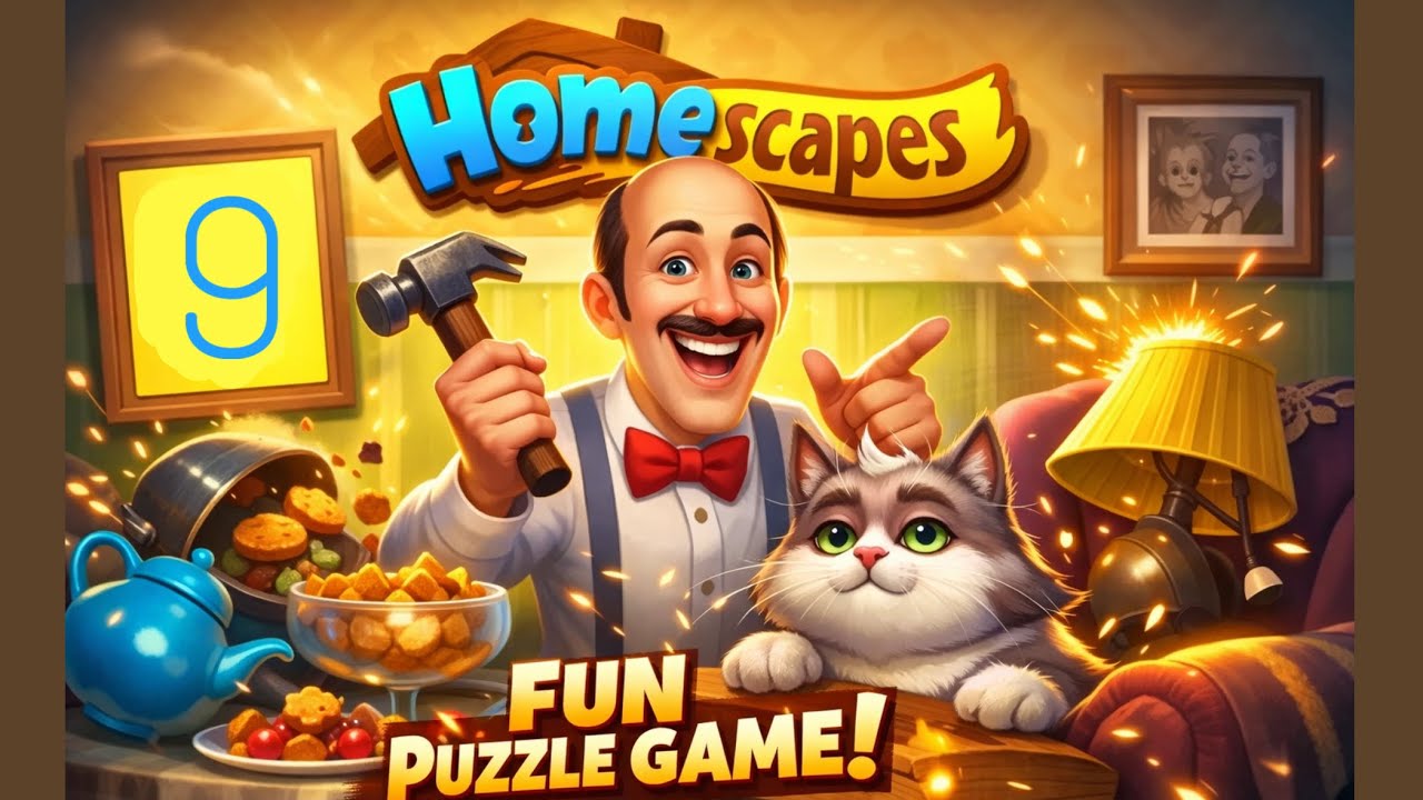 Homescapes Gameplay Walkthrough (No Commentary) | Episode 9  Mobile Puzzle Game