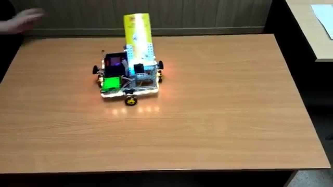 Omnidirectional platform TRIK with colorsensor