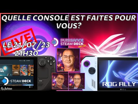 🔴STEAM DECK OU ASUS ROG ALLY: Le choix du Roi?