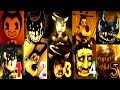 Bendy and the Ink Machine CHAPTER 5 4 3 2 1 All Jumpscares (BATIM)