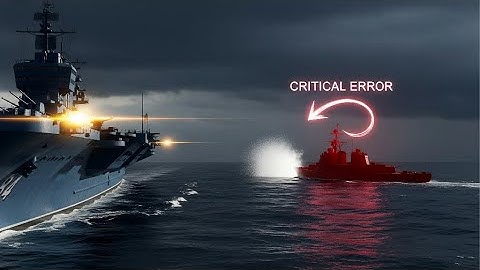 Rode Vloot daagt Blauwe Vloot’s vliegdekschip uit – grote fout