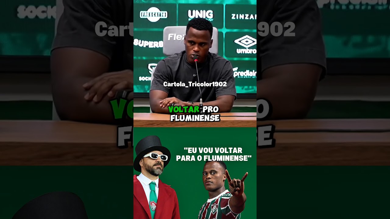 ENTREVISTA COLETIVA DE JHON ÁRIAS - "EU VOU VOLTAR PARA O FLUMINENSE"
