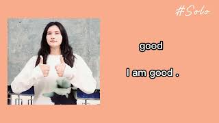 Basic adjectives words S Vtobe adj