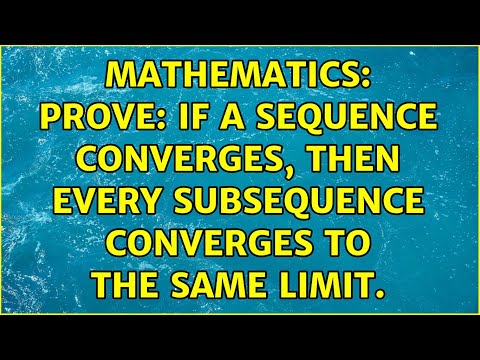 Mathematics: Prove: If
