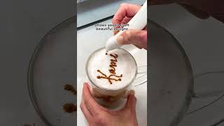 Expert Barista Reveals BEST Electric Latte Art Pen for Coffee Decoration