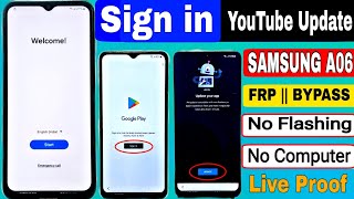 Samsung Galaxy A06 Frp Bypass 2025 Android 14-15 Without Pc || Youtube Update Problem No Work FRP Samsung Galaxy A06 Frp Bypass 2025 Android 14-15 Without Pc || Youtube Update Problem No Work FRP