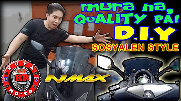 How to install Side mirror and Windshield bracket | DIY | Nmax set up